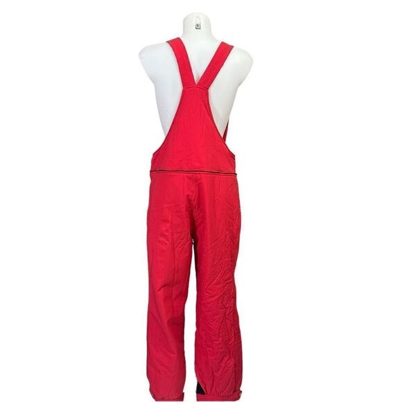 Kaelin Vintage Red Ski Suit 2 Piece Jacket & Jumpsuit Coveralls Womens Sz Large - Picture 5 of 9